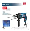 BOSCH BOSCH GSB13RE/16RE dupla finalidade positivo e negativo Regulagem de Velocidade Furadeira de Impacto furadeira elétrica Furadeira elétrica doméstica multifuncional