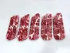 Costilla de Res Roja Australiana Corte Original Filete Alimentado con Granos Enteros Barbacoa Carne Moteada Venta al por Mayor