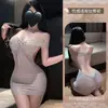 Saia Curta Aderente Desejo Puro 2026 Novo Estilo Camisola para Seios Pequenos Vestido de Noite Lingerie Sexy Feminina Roupa Sedutora Atacado