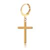 Moda Europeia e Americana Personalizada Novo Cross Original Brincos Personalizados Aço Inoxidável Fivelas de Orelha Brincos de Pino Brincos da Moda