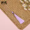 Exquisitas cuentas borlas pequeñas con sombrero borlas colgantes pequeñas nudo chino bolsas Hanfu marcapáginas accesorios venta directa de fábrica al por mayor