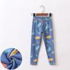 Pantalones de otoño de terciopelo Zhende de doble cara para niños, cálidos, con forro de terciopelo, base, pantalones de otoño e invierno para niños y niñas, pantalones de ropa interior calefactora