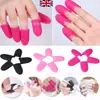 Ferramenta removedora de esmalte de unha clipe removedor de unha conjunto removedor de unha de silicone ferramenta para remover esmalte em gel de fototerapia 5 conjuntos