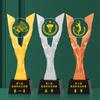 Competencia de Equipo Creativo Bádminton Femenino Madera Nuevo Trofeo de Cristal Oro, Plata, Bronce En Stock Medalla Grabado Producción