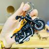 Hip Hop Trendy Harley Motocicleta Boneca Chaveiro Carro Internet Celebridade Pingente Desenho Animado Saco Pendurado Enfeites