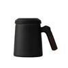 Caneca Grande de Cerâmica para Chá com Tampa, Forro Filtro, Xícara Pessoal para Separação de Chá e Água para Escritório, Logotipo Pode Ser Personalizado