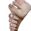 Spj-255 Caramelo de Roca Cristal Diamante Fototerapia Uñas Portátiles Hechas a Mano Ojo de Gato Nude Diamante Destellante Más Fácil de Combinar con el Temperamento Fichas de Uñas Mayoreo