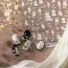 Adesivos de Unha Coelho Gentil Dia de Primavera de Ferro Ts4069 Adesivos de Unha Coelho Mini Florais Frescos e Simples