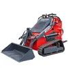Mini carregadeira de direção deslizante para exportação transfronteiriça, carregadeira de esteira de engenharia, mini carregadeira de direção deslizante para coleta de lixo em ambientes internos
