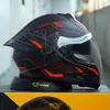 Nuevo Casco de Motocicleta Eléctrica Certificado Dot Estándar Nacional, Casco de Motociclista para Hombre, Casco Integral para Motocicleta de Hombre para Crucero