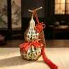 Adorno de Calabaza de la Fortuna de Latón, Diseño Hueco Abierto, para Oficina, Sala de Estar, Hogar, Gabinete de Vino, Decoración de Entrada, Venta al por Mayor
