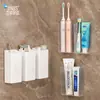 Bainabang Caja de Pared para Pasta de Dientes, Cepillo de Dientes Eléctrico, Maquillaje, Lápiz Labial, Caja de Almacenamiento de Pared, Caja de Almacenamiento para Cosméticos