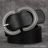 Cinturón Retro para Mujer Estilo Hong Kong Nuevo Cinturón Sencillo Versátil Negro para Pantalón Cinturón Decorativo para Jeans Cinturón Ancho para Estudiante