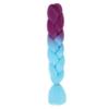 Nueva versión de trenza grande [doble color] Trenza africana sucia peluca trenza cola de caballo fibra química seda de alta temperatura color trenza grande