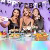 Nuevo mantel mágico desechable de Amazon Disco para mascotas, mantel de mesa arcoíris con láser colorido para fiesta de cumpleaños