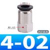 Conector rápido neumático recto de rosca interna PCF PCF4-M5 rosca interna 4 puntos enchufe rápido 12-04 diente interno 8-02 boquilla