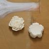 Fosco fosco acrílico Camélia amor rosa remendo DIY hairpin brincos de cabelo Acessórios Atacado