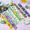 Pulseira de Silicone Estilo Desenho Animado Slap Bracelet Anel Slap de Dinossauro Presente de Feriado Infantil Fabricante de Pulseiras Atacado