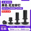 Rebite de Nylon Preto Rebite de Plástico Pa66 Clipe de Expansão Isolado Rebite de Fixação para Placa de PC em Forma de R R2024