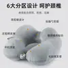 Almohada Inflable en Forma de U, Artefacto para Dormir en Viajes Largos, Almohada de Cuello Portátil para Viajes, Almohada para Trenes de Alta Velocidad, Almohada en Forma de U con Protección para el Cuello Tipo Empuje
