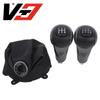 Adecuado para Honda Civic DXEXLX06-11 coche palanca de cambios de mano palanca de cambios cabeza de cambio funda antipolvo accesorios