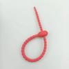 Bridas de Cable de Silicona Coloridas, Bridas de Cable Renacuajo, Llavero DIY Joyería, Correas Colgantes Ciega para Bolsas, Cordones para Paquetes de Datos