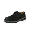 Zapatos de Cuero Brogue para Hombre, Moda Transfronteriza Talla Grande Estilo Británico Zapatos Casuales de Negocios, Zapatos de Cuero Retro de Moda para Hombre