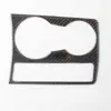 Adecuado para Audi A4L A5 portavasos modificado marco decorativo moldura de fibra de carbono decoración interior especial