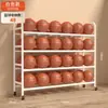 Estante de Almacenamiento para Baloncesto Escuela Jardín de Infancia Estante para Baloncesto Móvil Estante para Balones de Exterior Baloncesto Voleibol Fútbol Estante de Almacenamiento para Baloncesto
