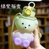 Taza de Agua Gran Capacidad Oso Lindo Chica Apariencia de Verano Popote Tetera Infantil Oso Rosa Popular Resistente a Altas Temperaturas