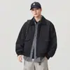 Jaqueta de Algodão Lavado Vintage Tendência Estilo Americano Nova para Outono/Inverno 2026 para Homens, Modelagem Solta Versátil com Gola Reversível Jaqueta de Trabalho Venda por Atacado