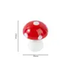 Adornos de Vidrio Combinados de Hongo y Escarabajo para Micro-Paisajismo Adornos para Macetas Accesorios Decorativos de Bricolaje para Joyería