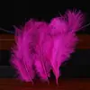 Decoración de plumas material hecho a mano DIY globo de bola ondulada color rojo rosa blanco pluma pequeña accesorios para fotos