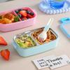 Pote Plástico para Almoço, Lancheira de Estudante, Micro-ondas, Pote de Almoço de Aço Inoxidável 304 Grau Alimentício para Trabalhadores de Escritório