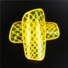 Espinilleras de Fútbol Anticolisión de Caparazón Duro Inserciones de Tibia de Silicona Hueca Protectores de Pantorrilla de Fútbol para Adultos Niños