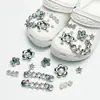 Amuletos para Zapatos Croc, Accesorios para Mujer, Clips para Zapatos DIY, Decoraciones 3D con Pedrería, Clips Desmontables, Estilo de Moda de Influencers