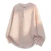 Sudadera para Hombre 2026 Nueva Sudadera Casual para Hombre con Cuello Henley de Manga Larga con Diseño de Nube Arcoíris Chaqueta Top para Hombre