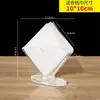 Caixa de armazenamento de lenços de acrílico transparente para restaurantes, hotéis e uso doméstico, caixa de lenços vertical de mesa de alta qualidade, atacado personalizado