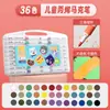 Marcadores Acrílicos Mali para Niños, 24 Colores, 36 Colores, No Transparentes, No Manchan, Buena Cobertura, Plumas de Dibujo Coloridas