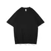 Camiseta de Manga Corta de Color Sólido Nueva de Verano para Hombre, Delgada, Multicolor, Marca de Moda, Manga Media, Holgada, Casual, Camiseta para Pareja