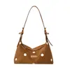 Bolso de Mujer de Gran Capacidad con Diseño Único 2026 Principios de Otoño Nuevo Estampado de Lunares Leopardo Simple Moda para Viajar Bolso de Hombro