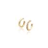 Zhongxing Nuevo Clip de Oreja Simple AB Sin Agujeros en las Orejas para Mujer de Cobre Fundido 14K Edición Coreana Accesorios de Pendientes Clip de Oreja