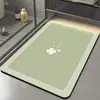 Tapete de Chão de Secagem Rápida para Banheiro de Lama Diatomácea Tapete de Pé Absorvente Antiderrapante para Porta de Banheiro e Vaso Sanitário Tapete Antiderrapante para Vaso Sanitário