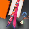 Estilo Caliente en Vivo Estilo Nuevo Bufanda Pequeña de Seda para Mujer Versátil Bufanda de Seda de Verano Cinta de Bufanda Regalo de Acompañamiento Joyería