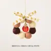 Decoraciones para el Festival de Primavera, Coronas de Año Nuevo de Fieltro de Lana, Colgantes para Coche, Ambiente Festivo, Flores de Nochevieja, Decoraciones para Coche con Bendiciones del Festival de Primavera, Artículos Decorativos