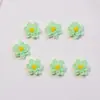 Accesorios para decoración de uñas con flores tridimensionales de loto de nieve simulado, piezas pequeñas de resina, flores de doble capa, aretes DIY, accesorios de uñas portátiles