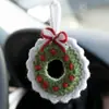 Nuevos Ornamentos Colgantes de Fiesta de Punto para Árbol de Navidad, Bolas, Anillos, Moda Navideña de Estación Independiente Europea y Americana de Comercio Exterior Transfronterizo