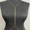 WMS Nueva Cadena de Cuerpo de Metal con Cadena de Hojas Sexy Moderna Hecha a Mano Nuevo Accesorio Transfronterizo Europeo y Americano