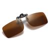 Gafas de sol tipo clip para mujer, gafas de sol polarizadas ultraligeras, modernas, para conducir, gafas especiales para miopía con montura grande para día y noche.
