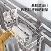 Tendedero exterior multifuncional para balcón, hecho de hierro forjado negro, resistente a la corrosión y al óxido, con diseño de gancho para instalación sin herramientas